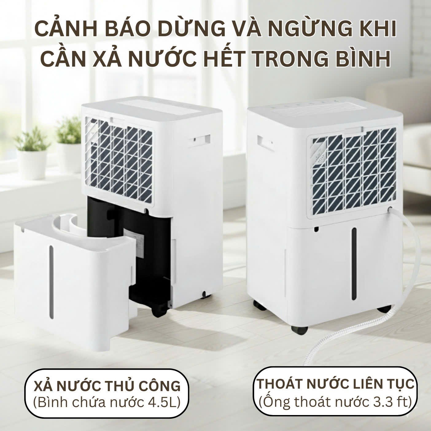 Máy Hút Ẩm Và Lọc Không Khí Robitek DH25 | Công suất hút ẩm 25L/ngày